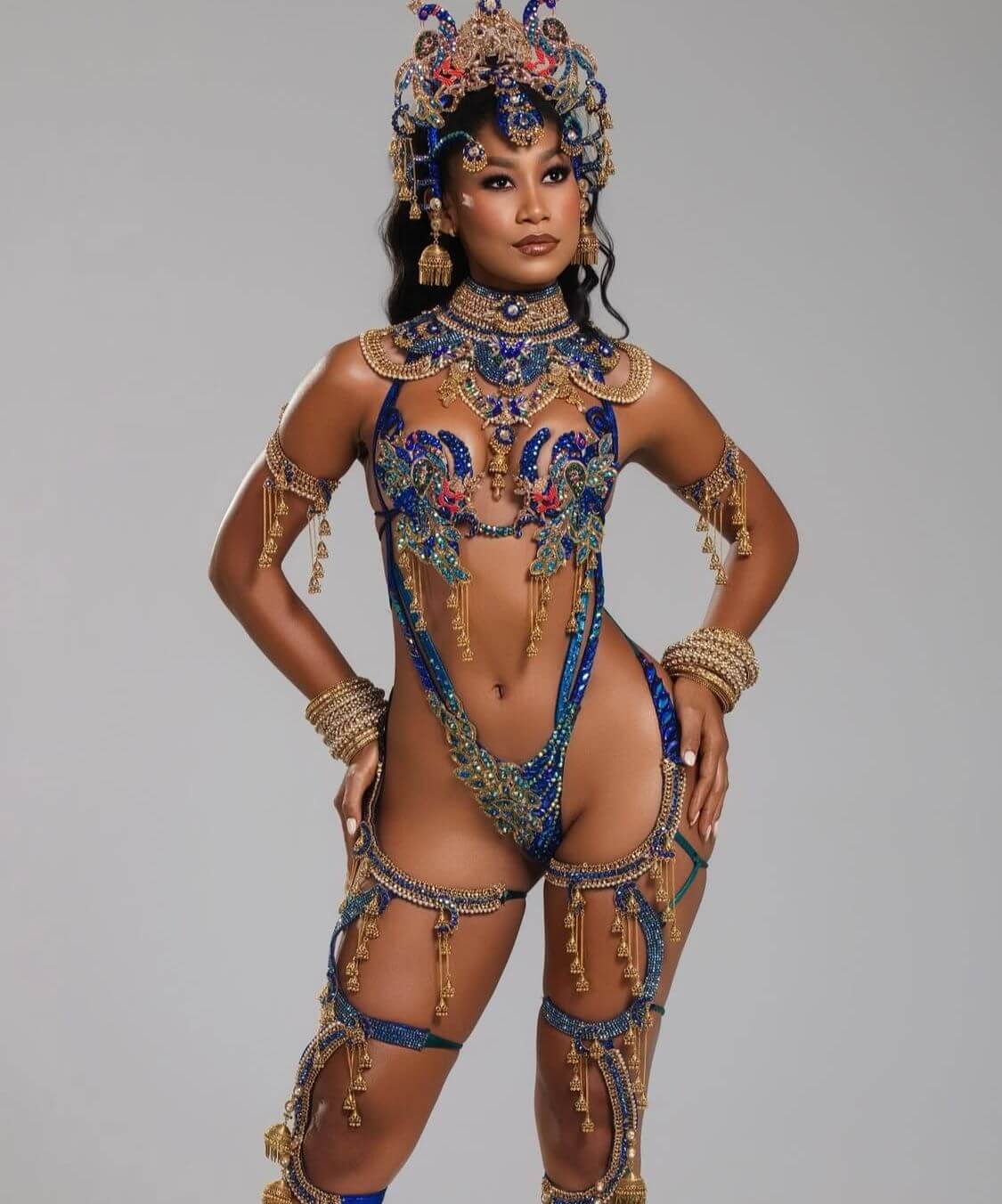 Spirit Mas Mayura Frontline Female Costume